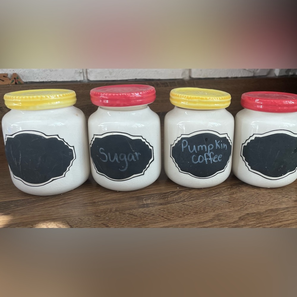 Anthropologie small storage jars